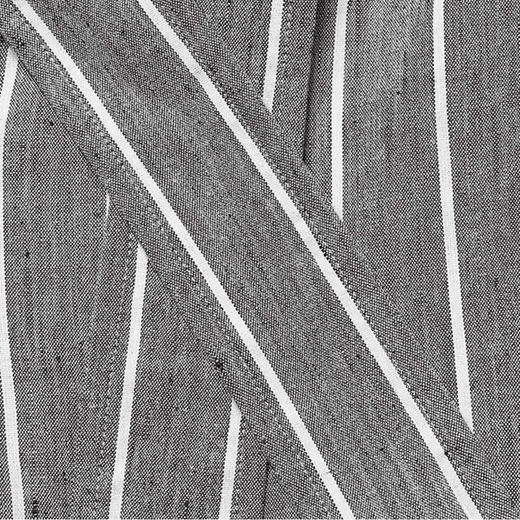 NWOT Theory ‘Wythe Linen Belted High Waist Striped Shorts’ in “Indigo Multi” 2 - Picture 3 of 13